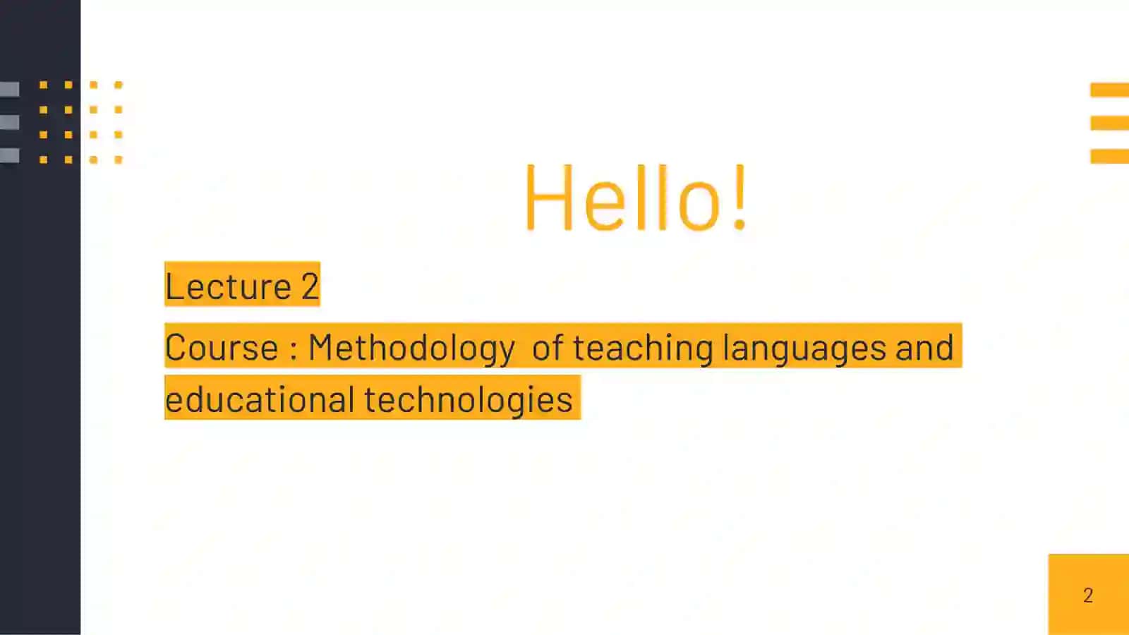 History of Teaching Foreign Languages 2