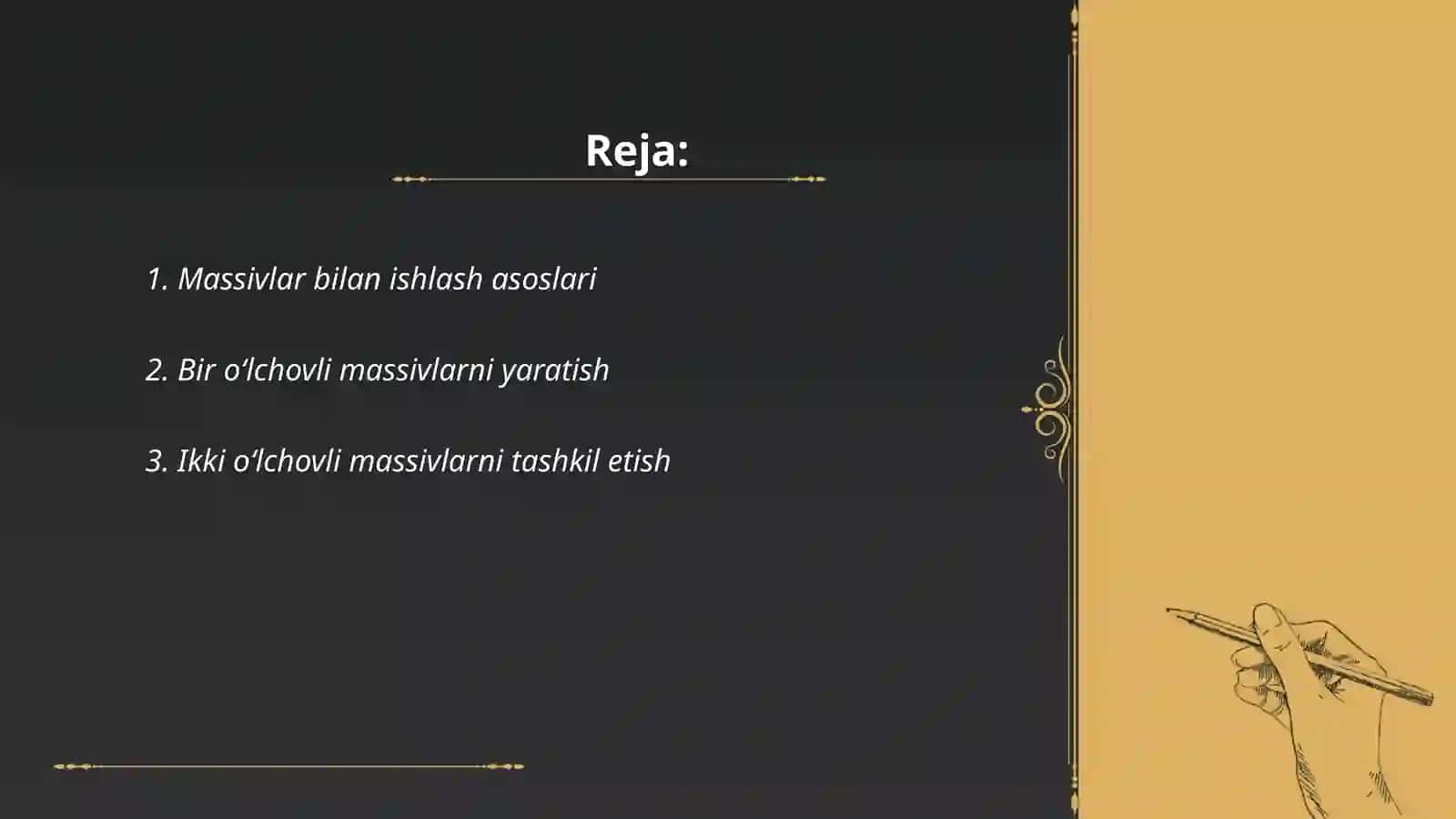 Ichma-ich joylashgan siklik jarayonlar 2