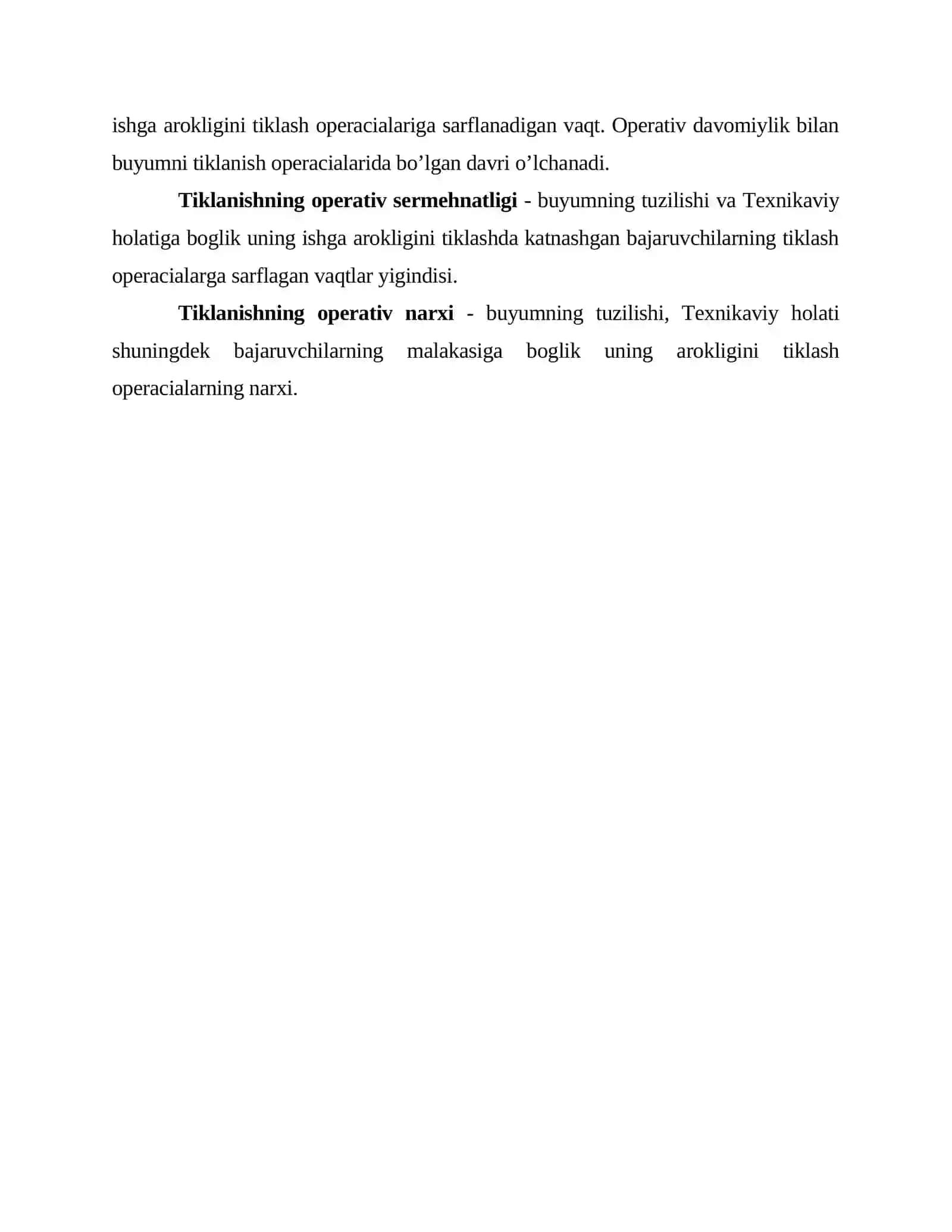 Puxtalikni me’yorlashtirish ko’rsatkichlarini tanlash usullari. 2