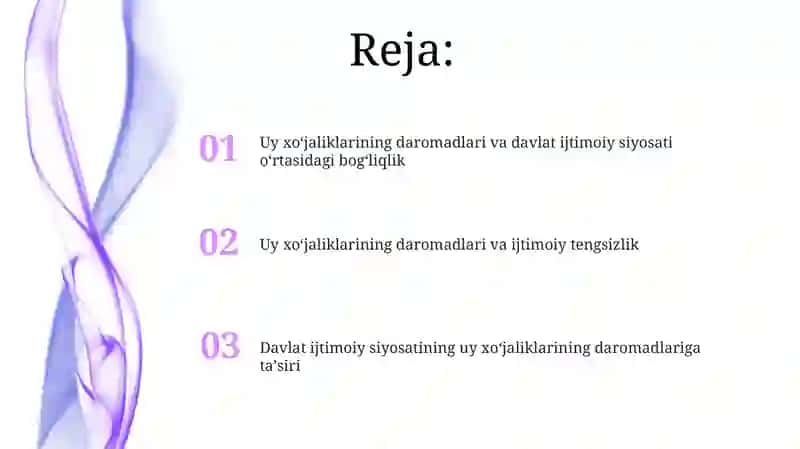 Aholi daromadlari va davlatning ijtimoiy siyosati 2