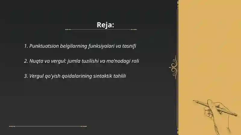Matnlarni punktuatsion jihatdan tahlil qilish 2