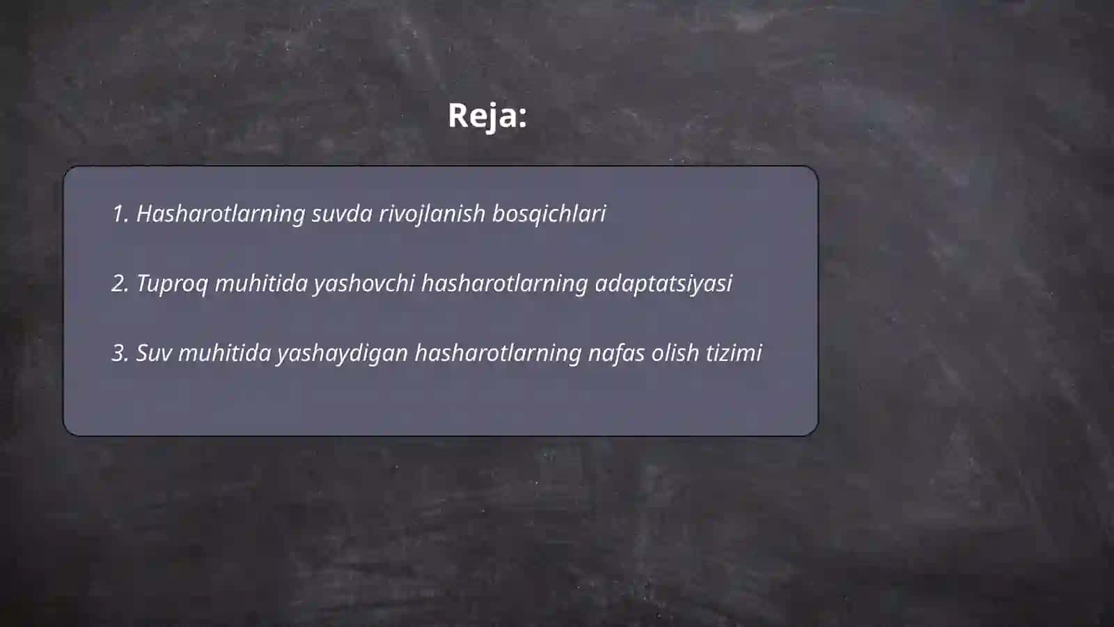 Hasharotlarning suvda hamda tuproq muhitida yashovchi turlari 2