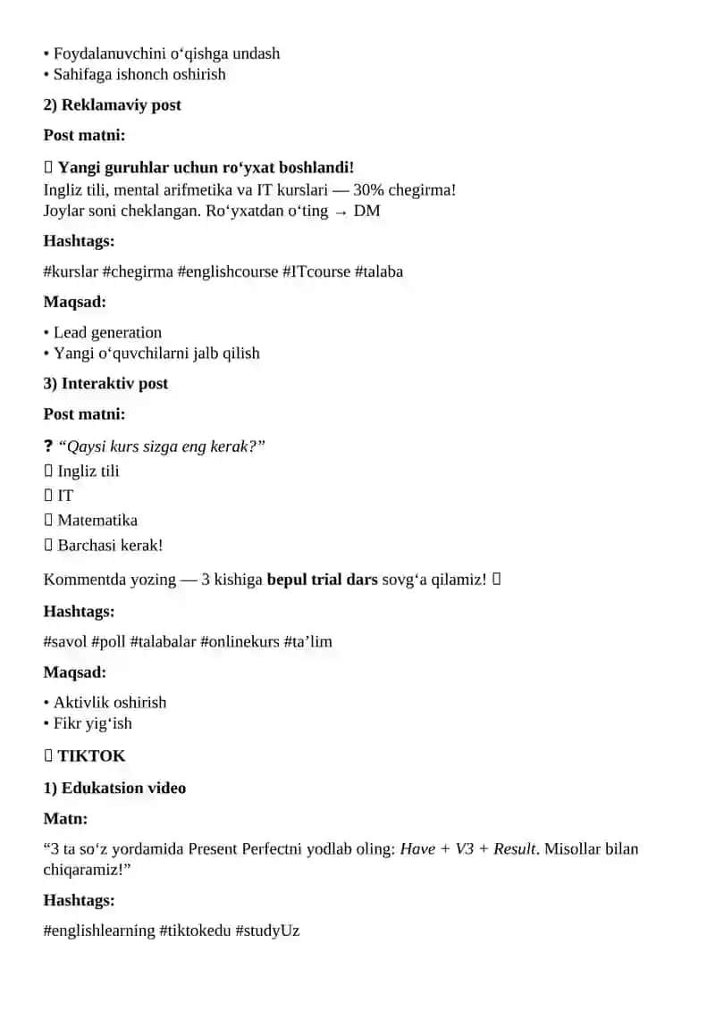 SMM va Google Ads 2