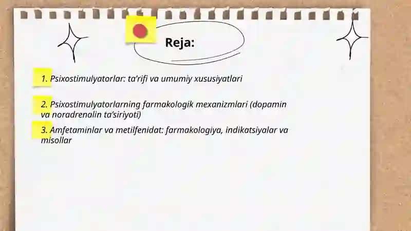 Psixostimulyatorlar 2