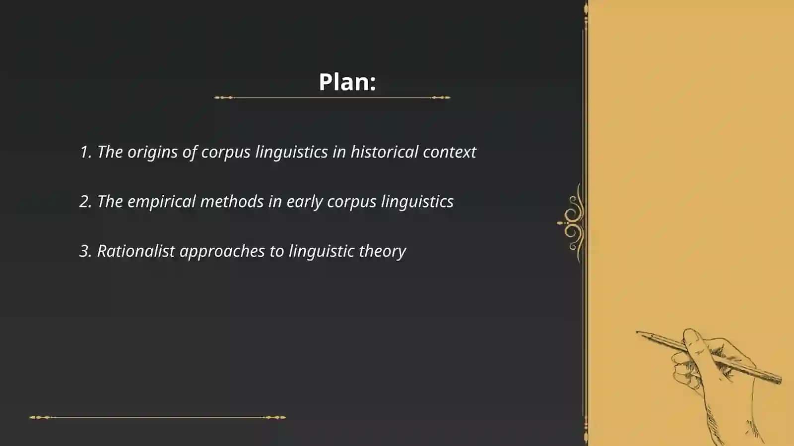 Historical review of corpus linguistics: еmpirical vs. rationalist linguistics 2