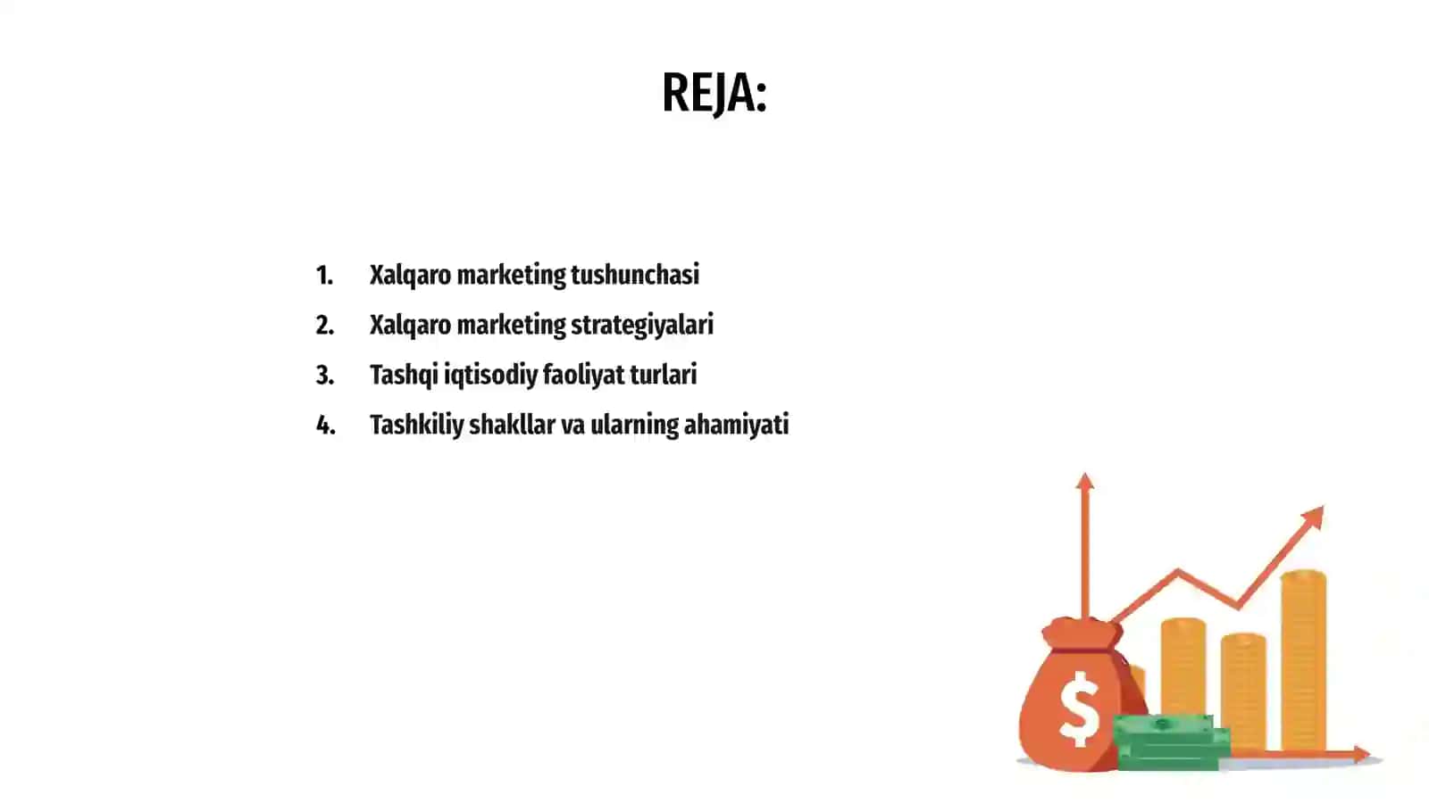 Xalqaro marketing va tashqi iqtisodiy faoliyatning tashkiliy shakllari 2