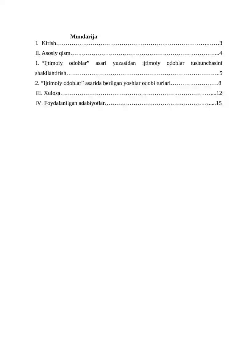 «Shayx Muhammad Sodiq Muhammad Yusufning "Ijtimoiy odoblar" asari asosida yoshlarda "Ijtimoiy odoblarni" shakllantirishi» 2