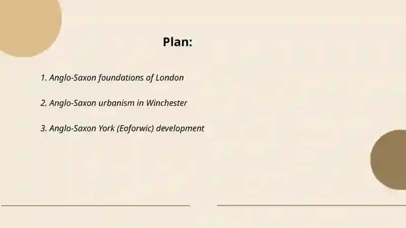 Anglo-Saxon Foundations of London 2