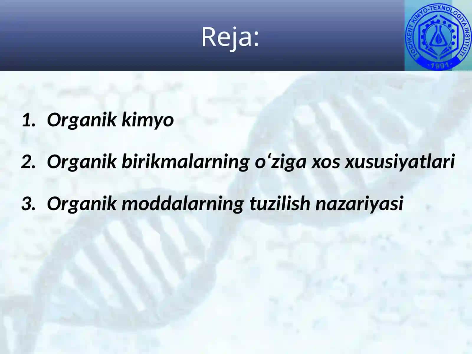 Organikkimyo 2