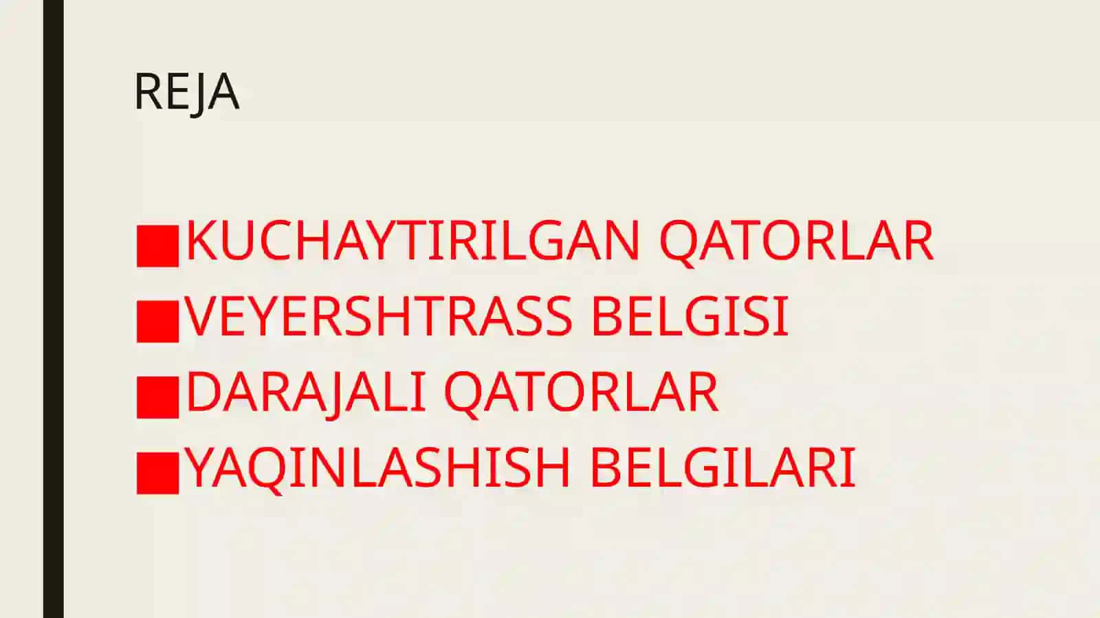 FUNKSIONAL QATORLAR 2