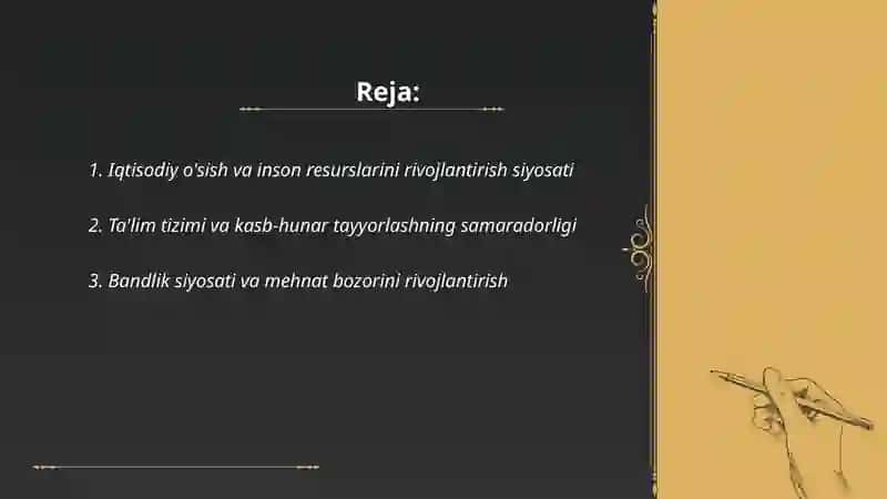 Iqtisodiy va ijtimoiy omillar va inson resurslarini rivojlantirish 2