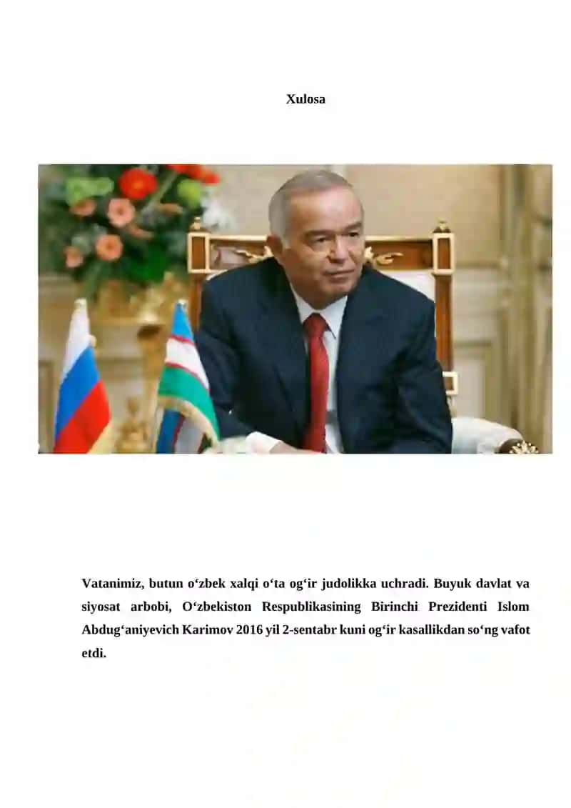 Islom Abdug‘aniyevich Karimov 2