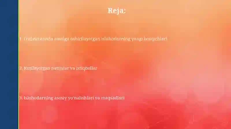 Qishloq xo'jaligi islohotlari 2