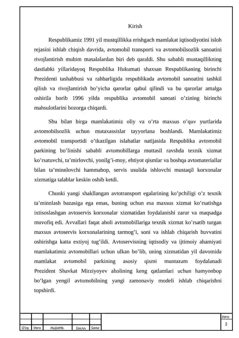 Zamonaviy avtomobillarda rul yuritmalari 2