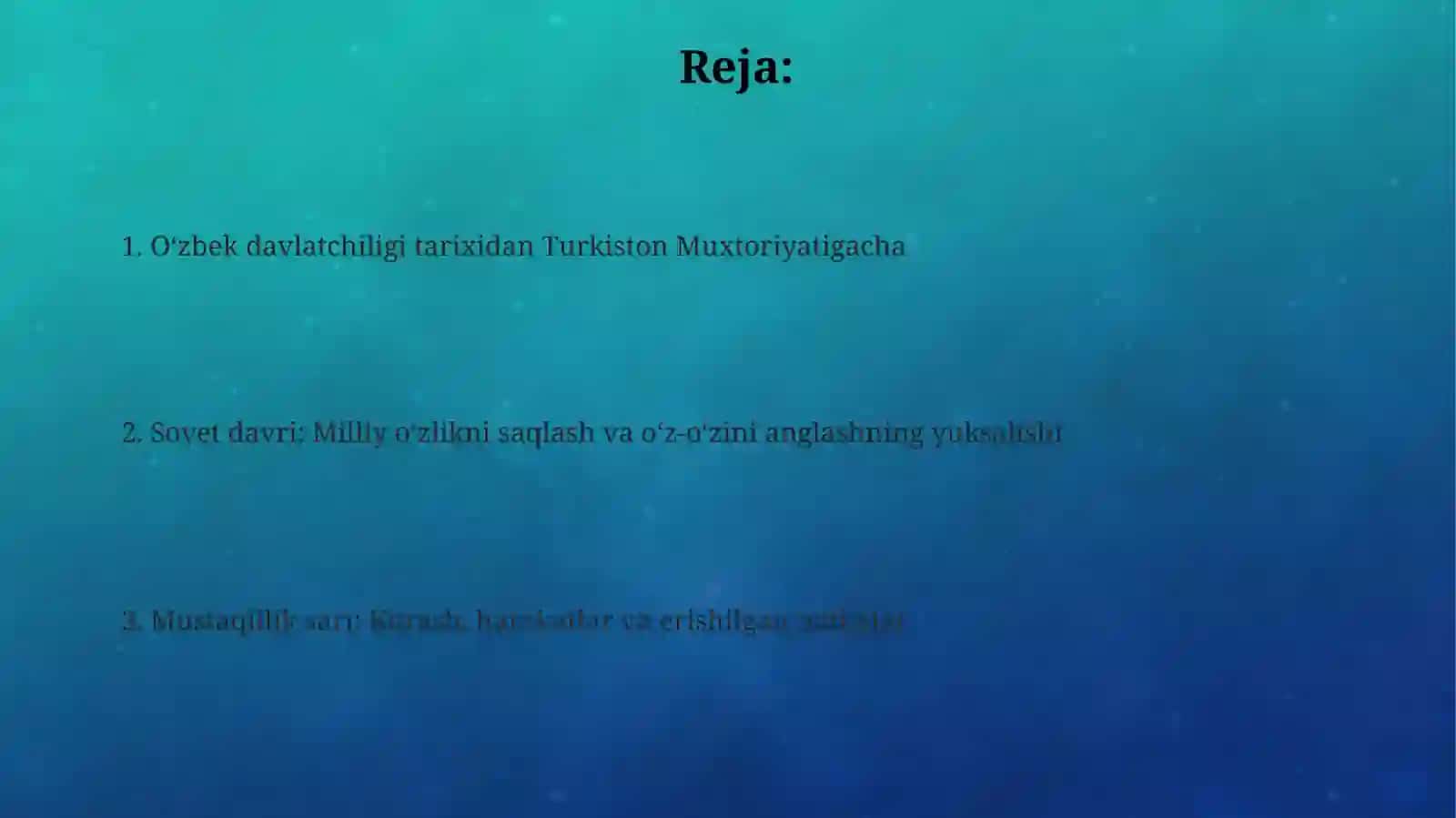 O'zbekiston Mustaqillik G'oyalarining Tarixiy Asoslari 2