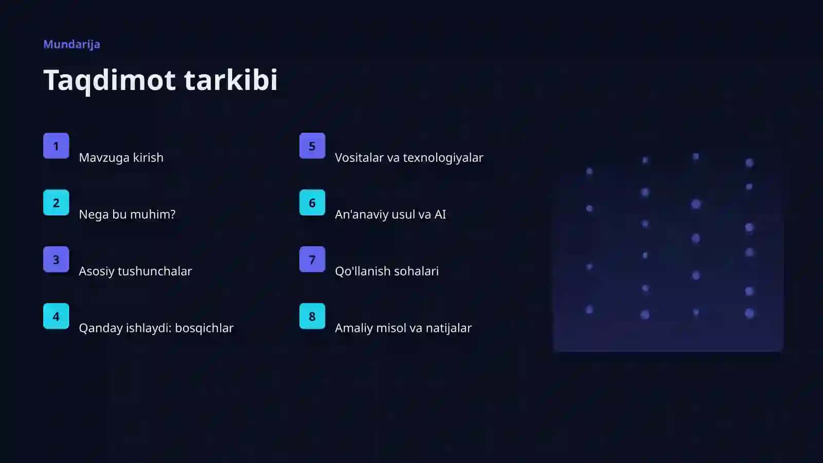 Sun'iy intellekt: muammolari va yechimlari 2