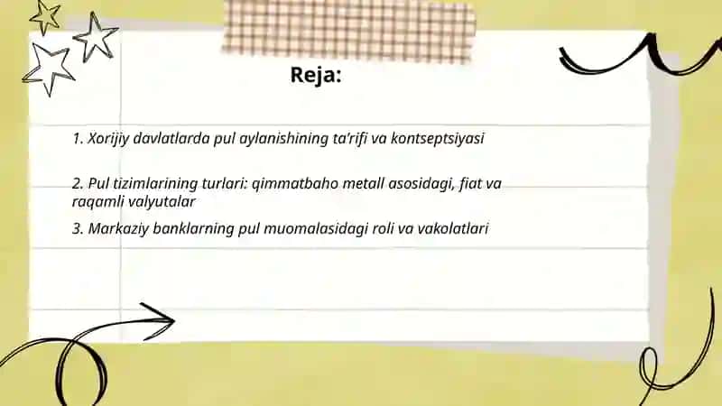 Xorijiy davlatlarda pul aylanishi va uning xususiyatlari 2