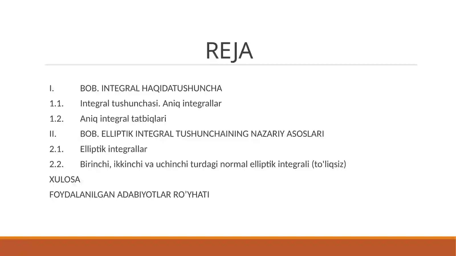 Elliptik integrallar 2