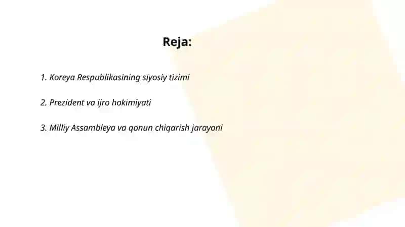 Koreya Respublikasining siyosiy tizimi 2