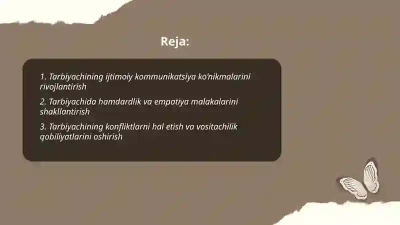 Ijtimoiy munosabatlar va kasbiy kompetentlik 2