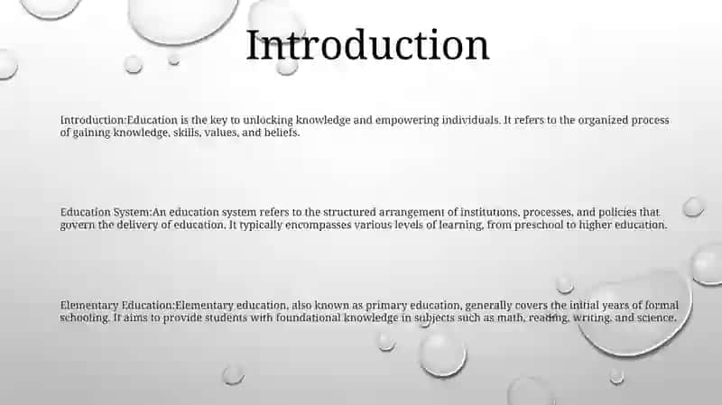 Education System 2