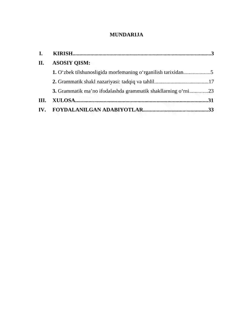 O‘ZBEK TILSHUNOSLIGIDA GRAMMATIK SHAKLLAR TASNIFI 2