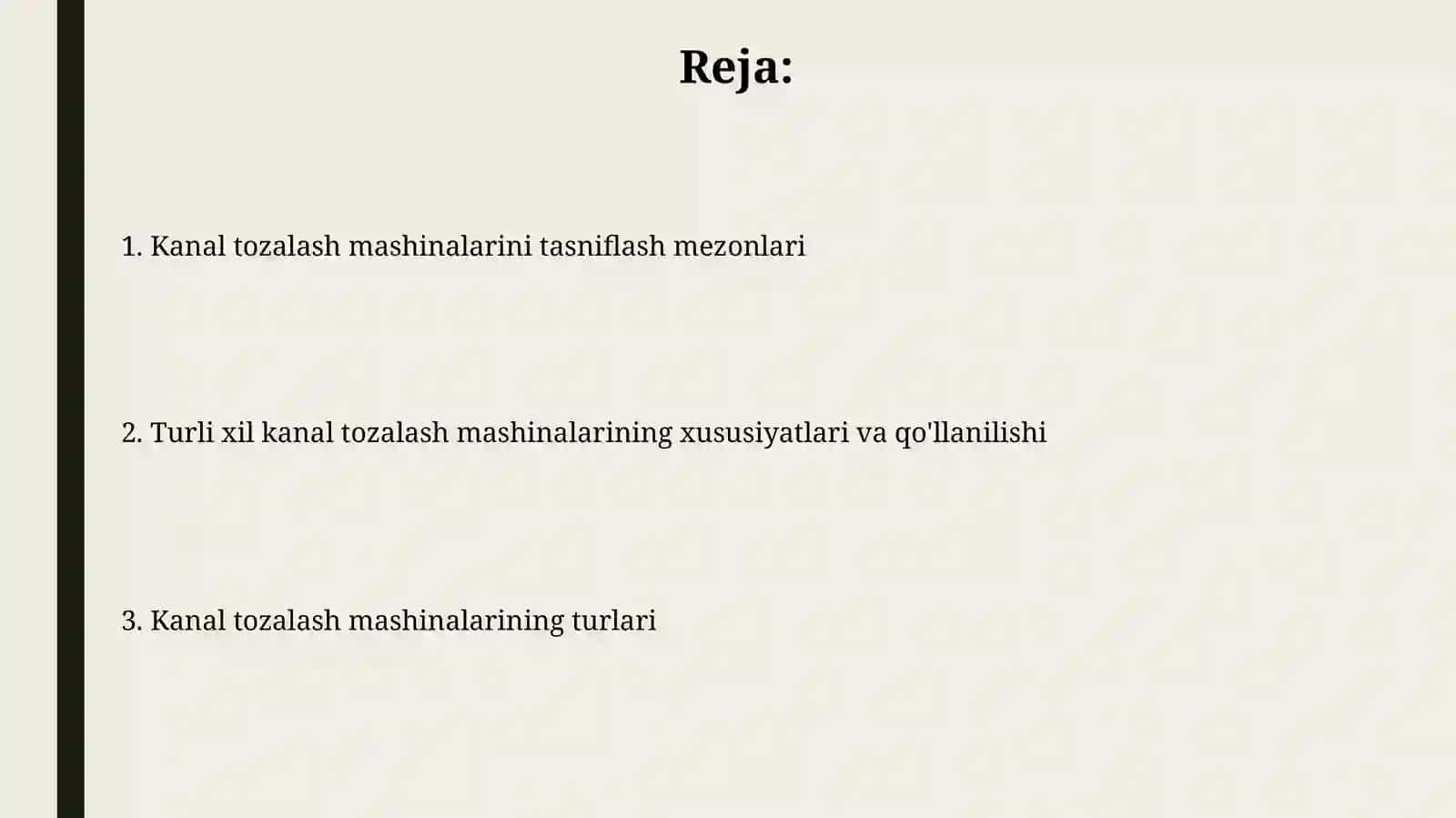 Kanallarni tozalash mashinalari turlari va mashinalarning klassifikatsiyasi 2