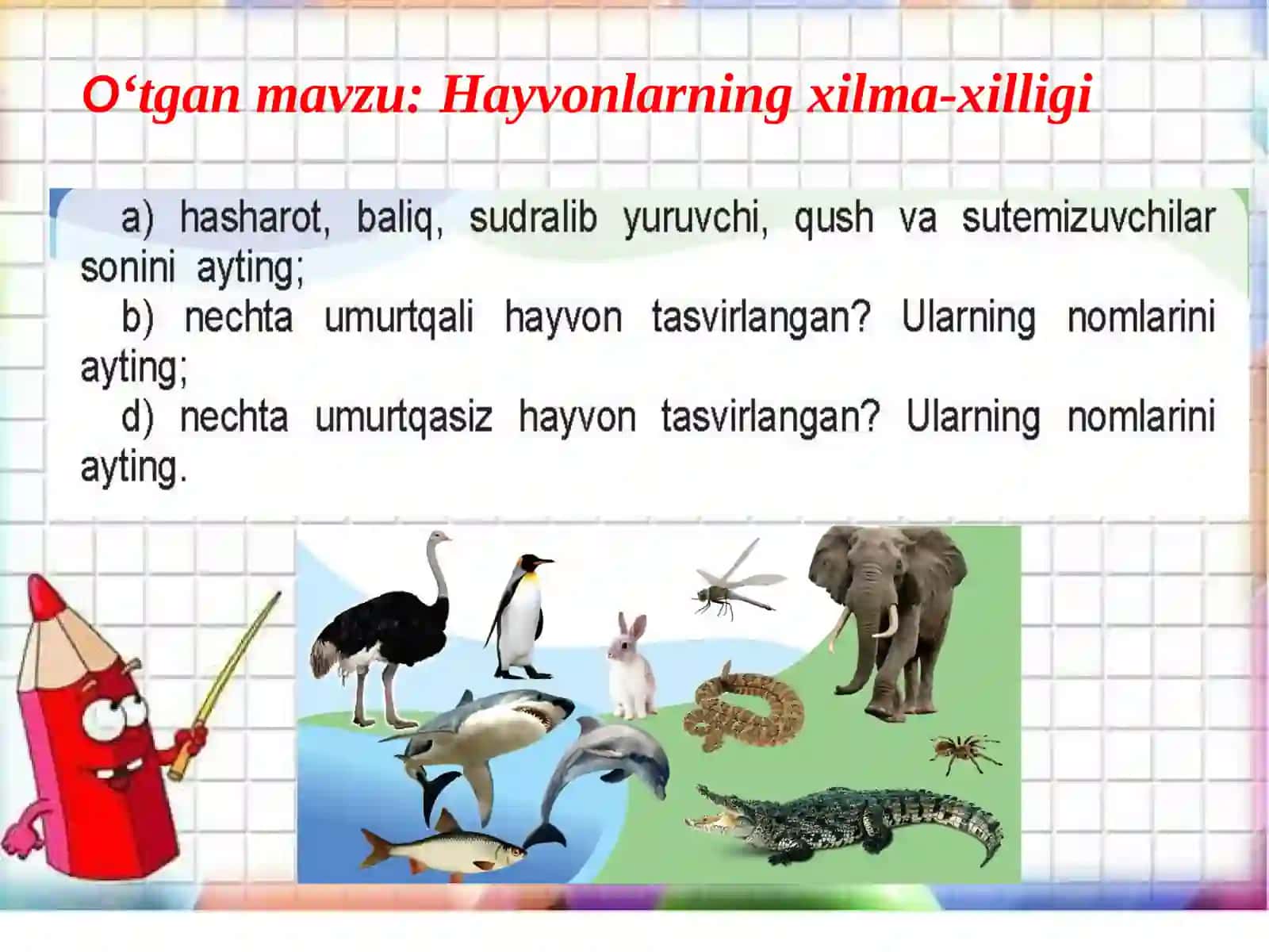 Odamning tana qismlari 2