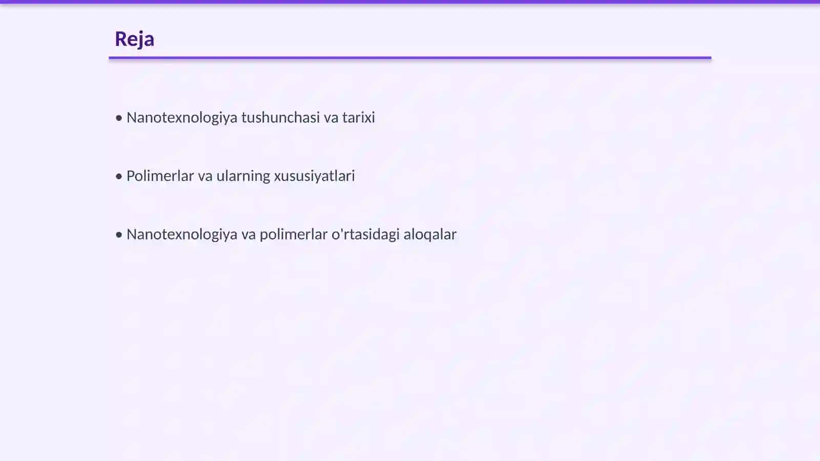 Nanotexnologiya va polimerlar 2