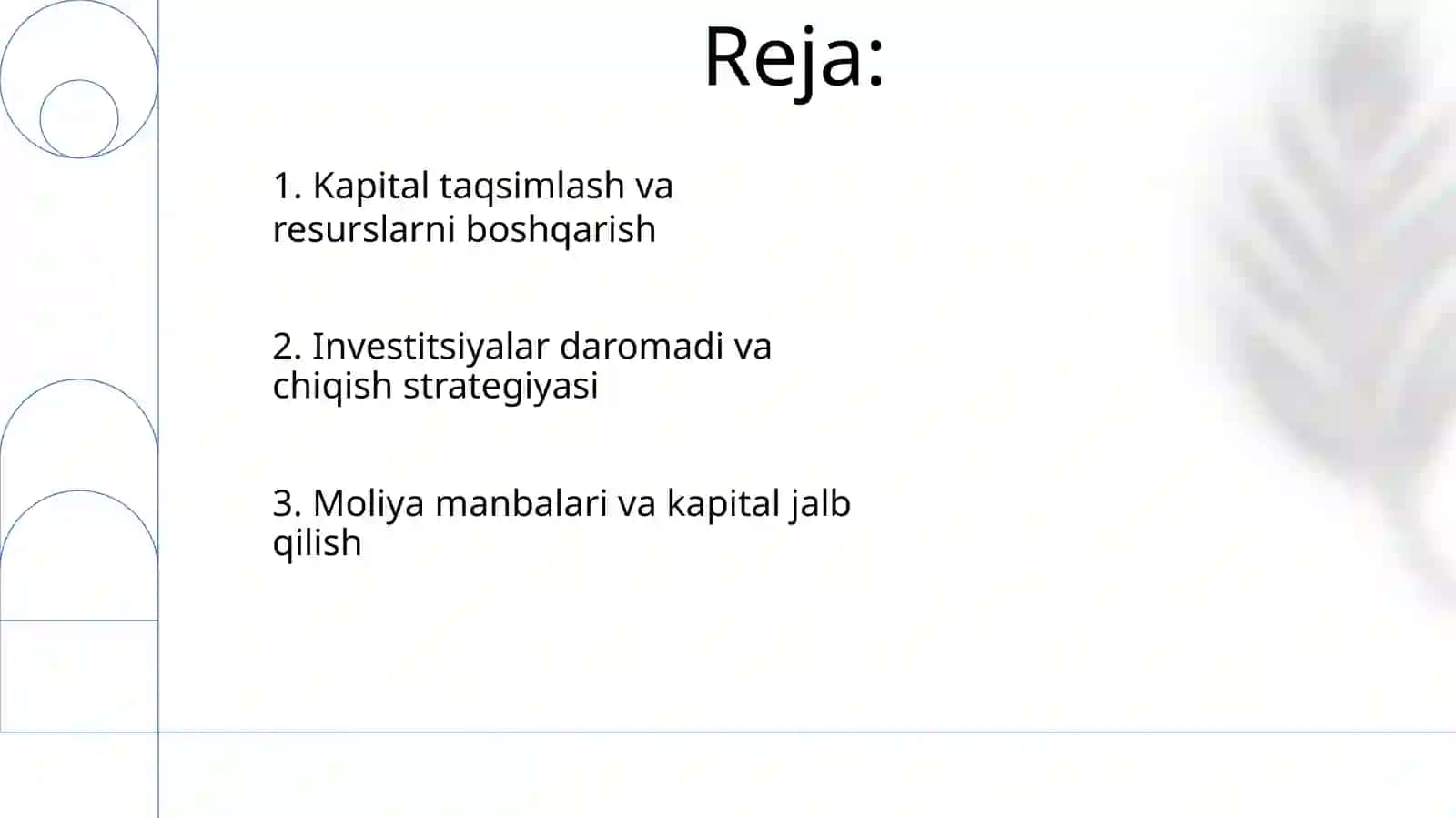 Tadbirkorlik faoliyati va tadbirkorlik kapitali 2