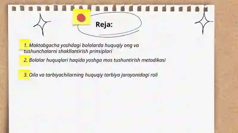 Maktabgacha yoshdagi bolalarning huquqiy ta'limi 2