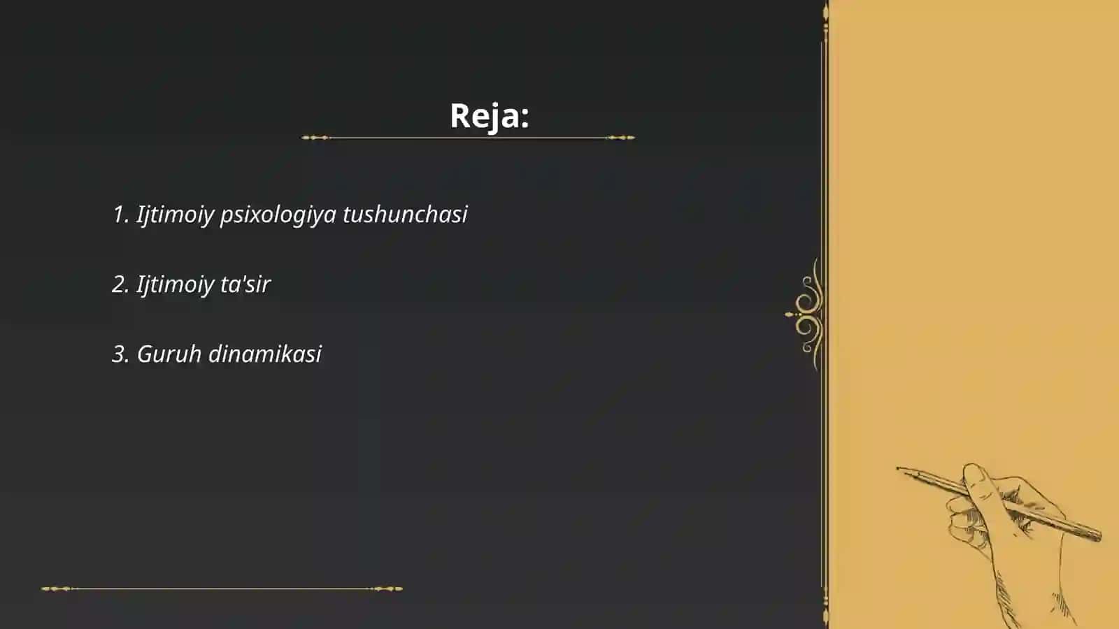 Ijtimoiy psixologiya tushunchasi 2