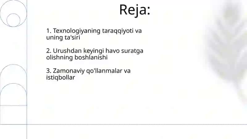 Aerofotosuratni grafik transformatsiyalash 2
