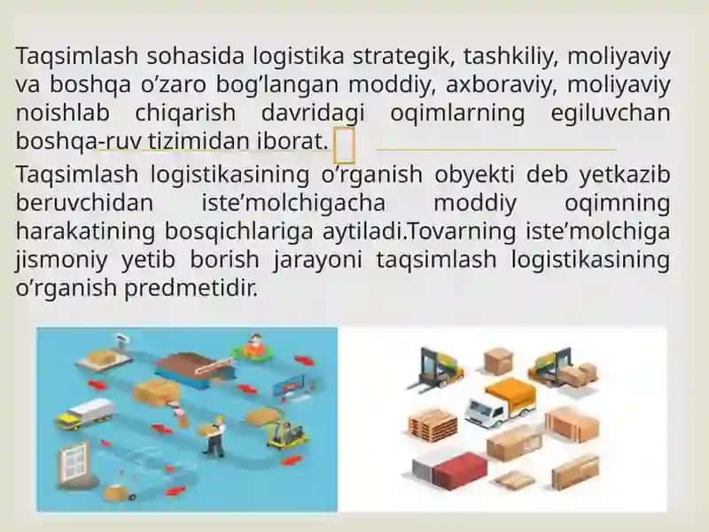 Taqsimlash logistikasi 2