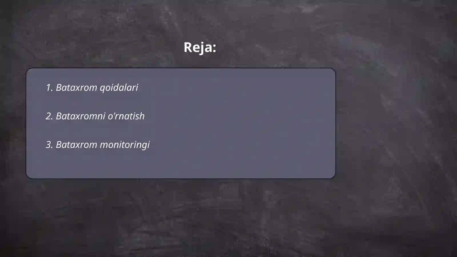 Bataxrom gipsaxrom ausoxrom siljishlar 2