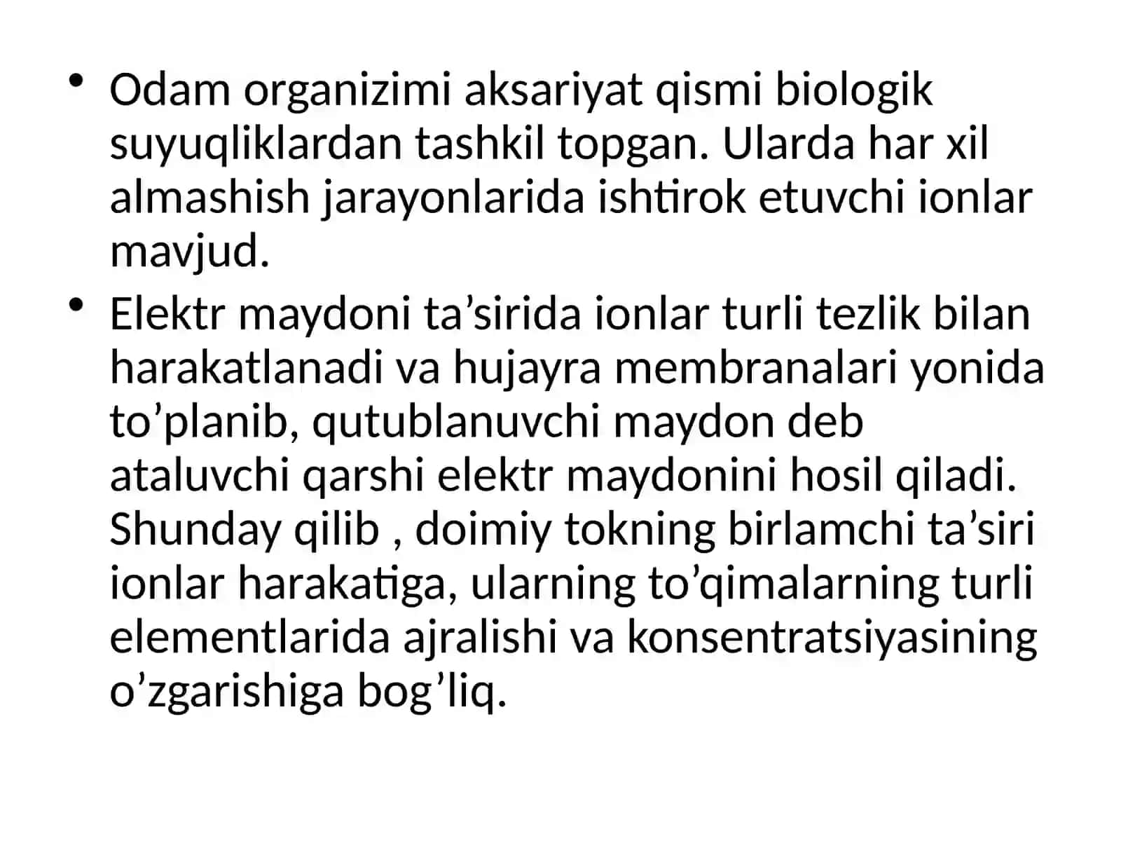 Tirik organizm hujayravato’qimalari 2