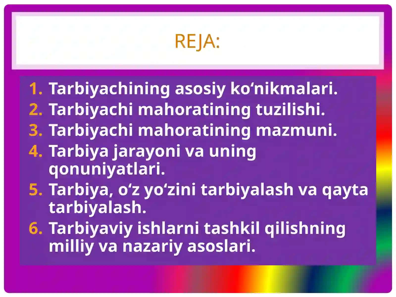 maktabgachata'lim muassasasiPEDAGOGIK maxorati 2