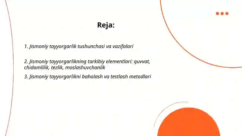 Jismoniy tayyorgarlik toʻgʻrisida tushuncha va uni rivojlantirish 2