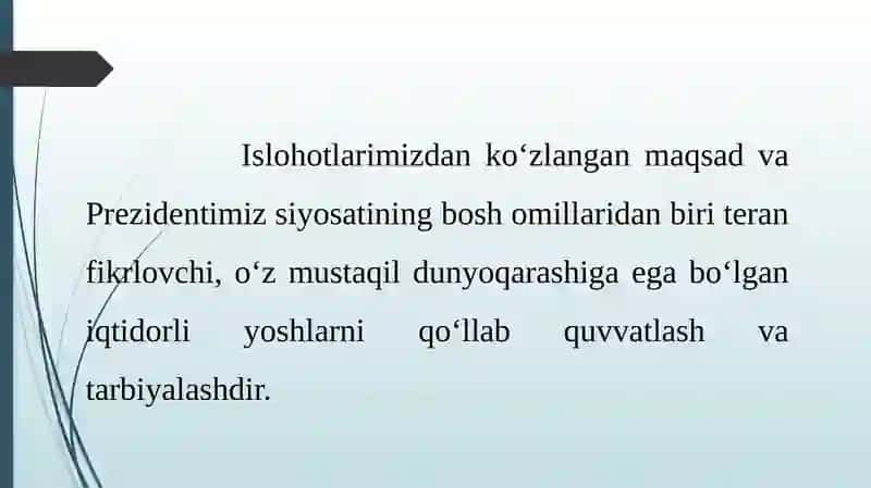 Texnologiyadarslari daxorijiy ta’lim tizimidan foydalanish 2