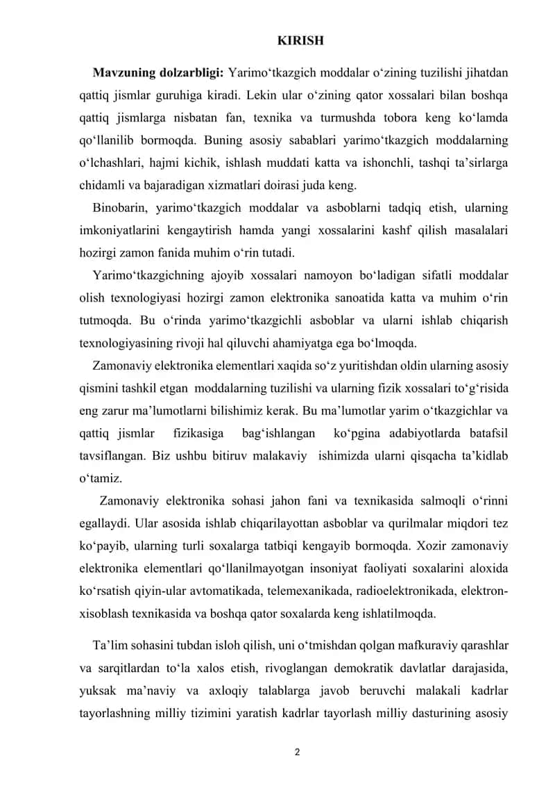 NOMUVOZANAT HOLATLARDAGI ZARYAD TASHUVCHILARNING YASHASH VAQTI 2