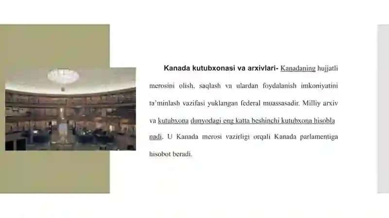 Kanada kutubxonalari 2