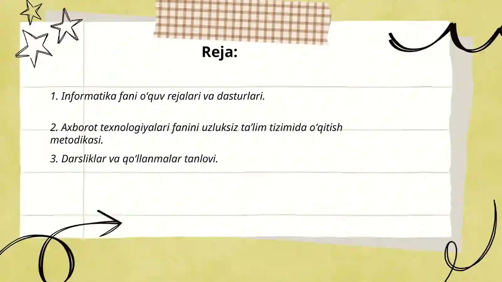 Uzluksiz taʼlim tizimida informatika va Axborot texnalogiyalari fanini oʻqitishning oʻquv metodik taminoti 2