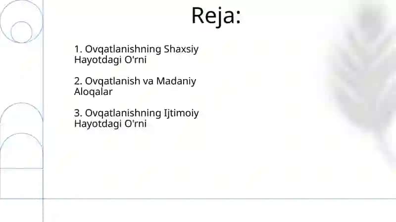 Oilaviy ovqatlanish madaniyati 2