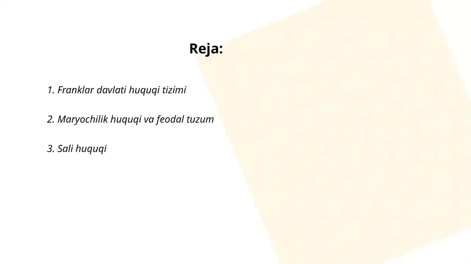 O'rta asrlarda Germaniya huquqi tarixi 2