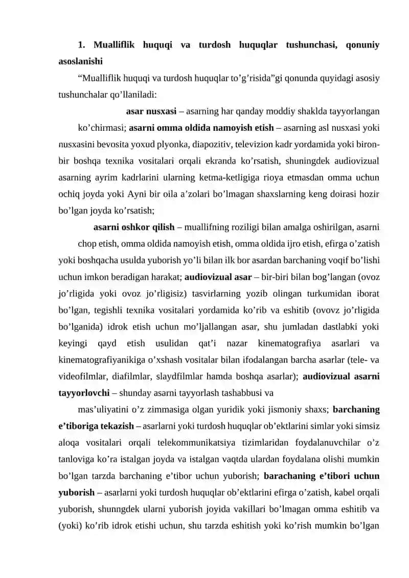 Mualliflik yoki Ixtirochilik Huquqlarini Buzish Jinoysining Jinoiy Huquqiy Tavsifi 2