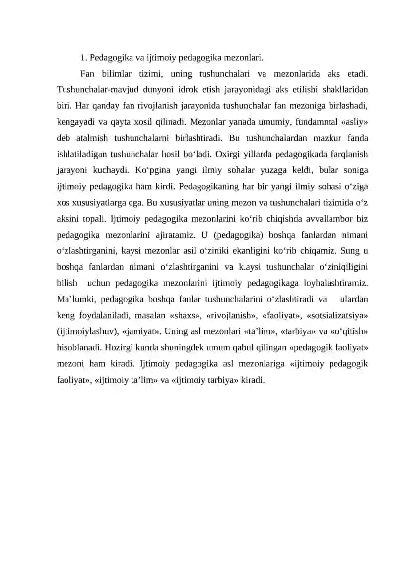 Ijtimoiy pedagogik faoliyat metodlari 2