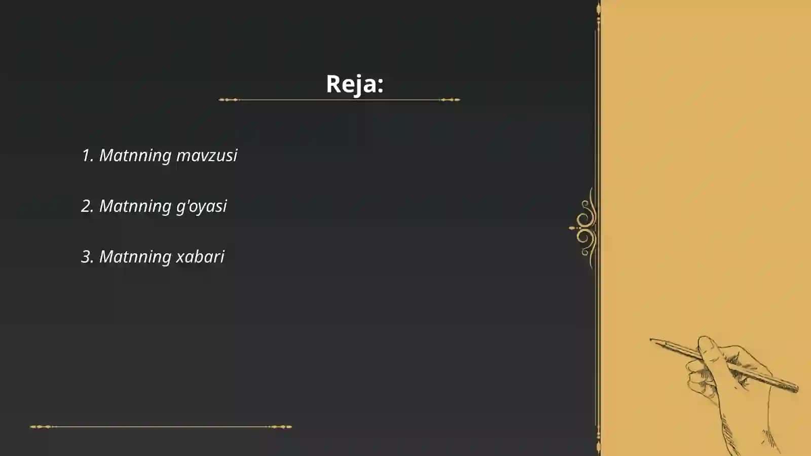 Matnni tashkil qiluvchi elementlar 2