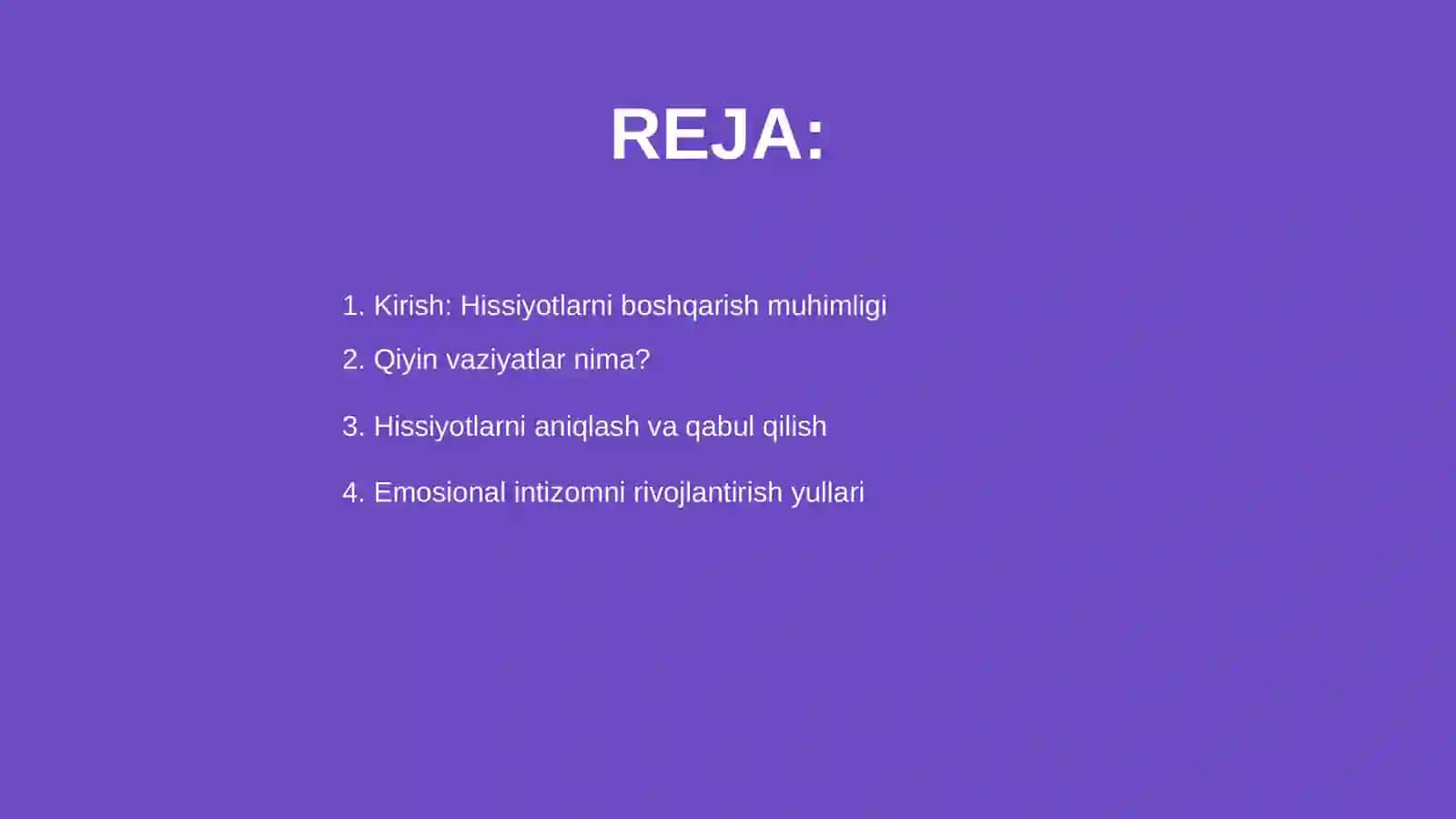 Qiyin vaziyatlarda hissiyotlarni boshqarish 2