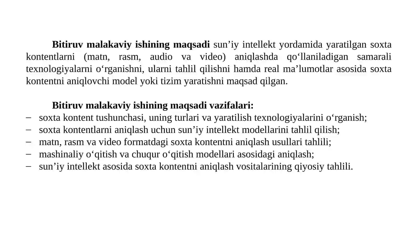 Sun’iy intellekt yordamida yaratilgan soxta kontentlarni aniqlashning samarali usullari 2