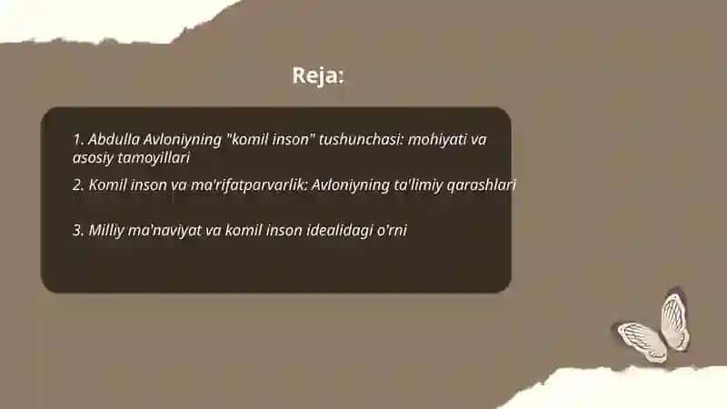Abdulla Avloniyning komil inson qarashlari 2